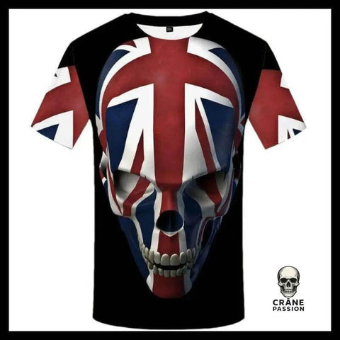 T-shirt Crâne Anglais - Crâne Passion