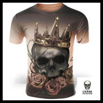 T-Shirt Crâne Couronne - Crâne Passion