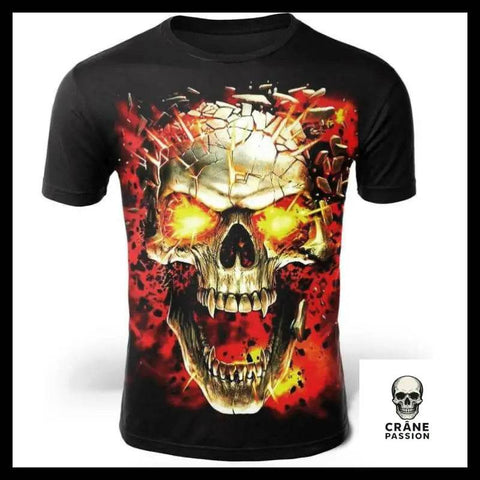 T-Shirt Crâne Maudit - Crâne Passion