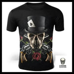 T-Shirt Crâne Pistolet - Crâne Passion