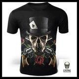 T-Shirt Crâne Pistolet - Crâne Passion