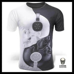 T-Shirt Crâne Ying Yang - Crâne Passion