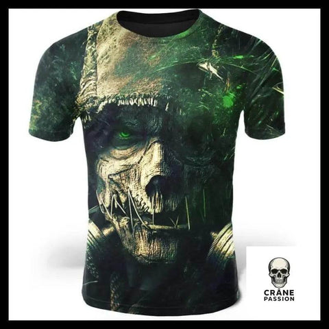 T-Shirt Crâne Zombie - Crâne Passion