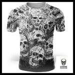 T-Shirt Esprit Gothique - Crâne Passion