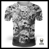 T-Shirt Esprit Gothique - Crâne Passion