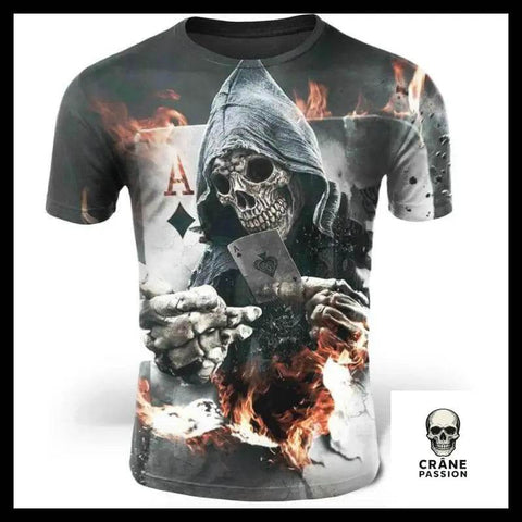 T-Shirt Faucheuse - Crâne Passion