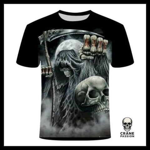 T-shirt Faucheuse Crâne - Crâne Passion