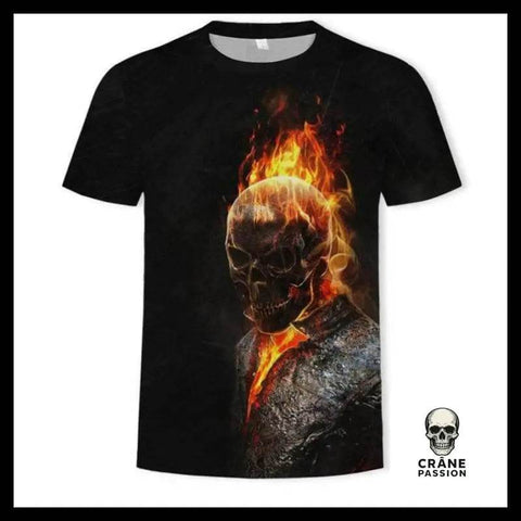 T-shirt Ghost Rider - Crâne Passion