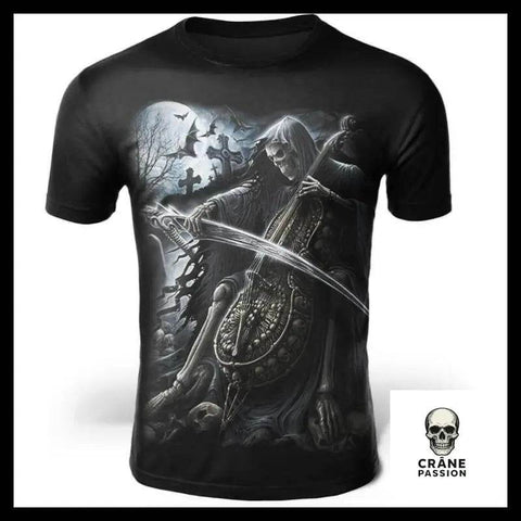 T-Shirt Gothique - Crâne Passion