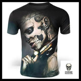 T-Shirt Gothique Frémissant - Crâne Passion