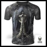 T-Shirt Gothique Homme - Crâne Passion