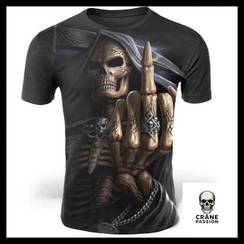 T-Shirt Grande Faucheuse - Crâne Passion