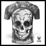 T-Shirt Homme Tête de Mort Mexicaine - Crâne Passion