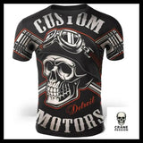 T-Shirt Motard - Crâne Passion