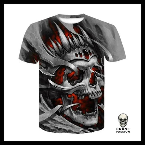 T-shirt Roi Des Démons - Crâne Passion