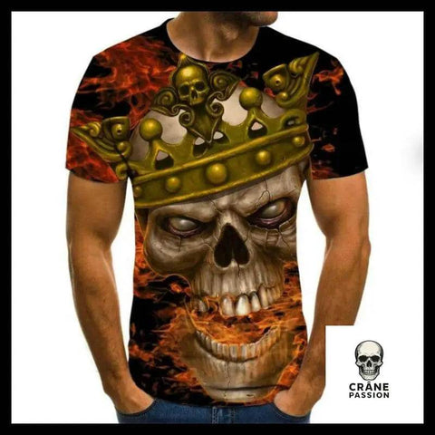T-shirt Roi Squelette - Crâne Passion