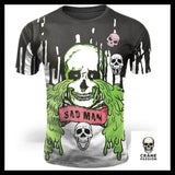 T-Shirt Sad Skull - Crâne Passion