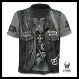 T-shirt Samcro - Crâne Passion