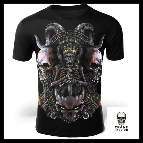 T-Shirt Satanique - Crâne Passion