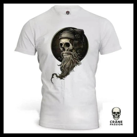 T-Shirt Skull Hipster - Crâne Passion