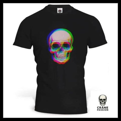 T-Shirt Skull Psychédélic - Crâne Passion