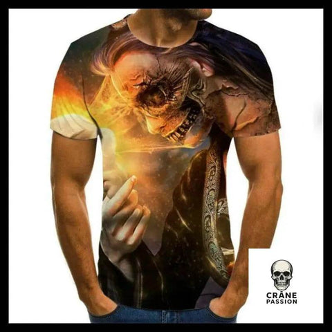 T-shirt Sorcière Démoniaque - Crâne Passion
