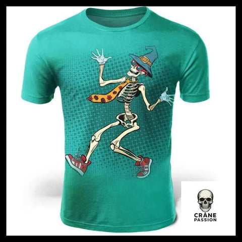 T-Shirt Squelette Danse Macabre - Crâne Passion