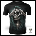 T-Shirt Squelette Love - Crâne Passion