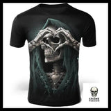 T-Shirt Squelette Love - Crâne Passion