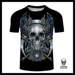 T-shirt Tête de Mort Ailée - Crâne Passion