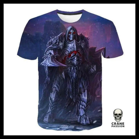 T-shirt Tête de Mort Arthas - Crâne Passion