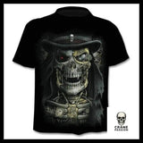 T-shirt Tête de Mort Chapelier Robotique - Crâne Passion