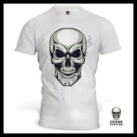 T-Shirt Tête de Mort Cigarette - Crâne Passion