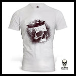 T-Shirt Tête de Mort avec Couronne - Crâne Passion