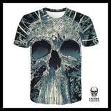 T-shirt Tête de Mort Crâne Matrix - Crâne Passion
