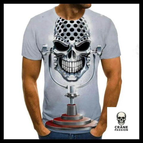 T-shirt Tête de Mort Crâne Micro - Crâne Passion