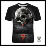 T-shirt Tête de Mort Crâne Sanglant - Crâne Passion