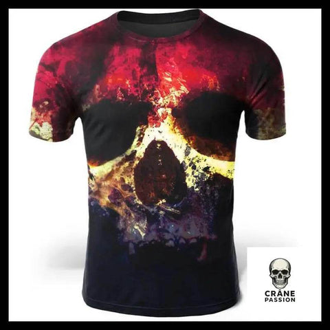 T-Shirt Tête de Mort <br/> Dark - Crâne Passion
