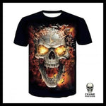 T-shirt Tête de Mort Explosion - Crâne Passion