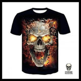 T-shirt Tête de Mort Explosion - Crâne Passion