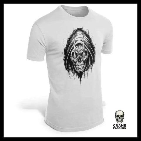 T-Shirt Tête de Mort Faucheuse - Crâne Passion