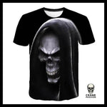 T-shirt Tête de Mort Faucheuse - Crâne Passion