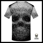 T-shirt Tête de Mort Géométrique - Crâne Passion