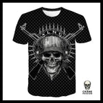 T-shirt Tête de Mort Guns - Crâne Passion