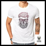 T-shirt Tête de Mort Hipster - Crâne Passion
