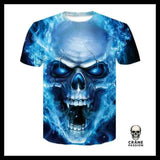 T-Shirt Tête de Mort Homme - Crâne Passion
