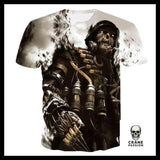 T-Shirt Tête de Mort Homme - Crâne Passion