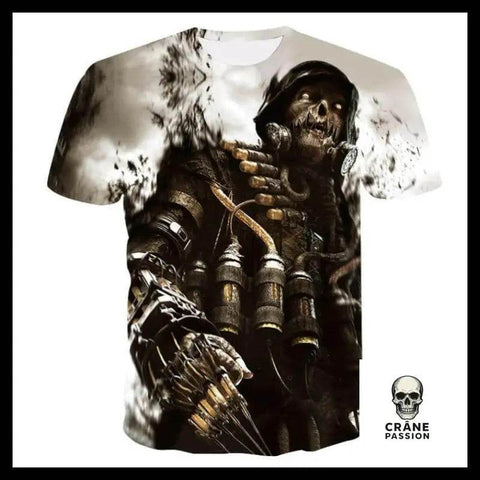 T-Shirt Tête de Mort Homme - Crâne Passion
