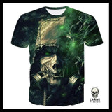 T-Shirt Tête de Mort Homme - Crâne Passion