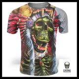 T-Shirt Tête de Mort Indien - Crâne Passion